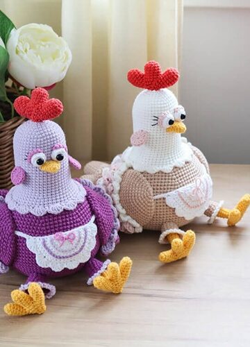 17 Unique Crochet Chicken Free Patterns