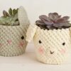 17 Crochet Animal Plant Holder Free Patterns
