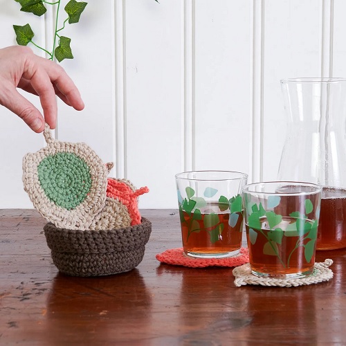 Sweet Re-Leaf Coaster Set