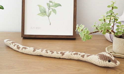 Crochet Snake Mascot