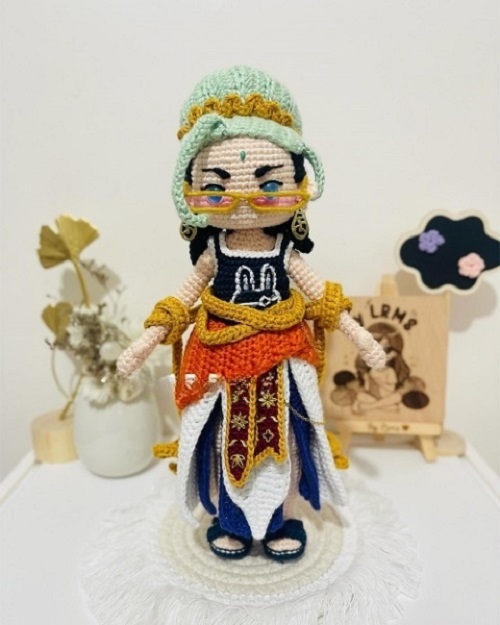 Fighter Buddha Amigurumi