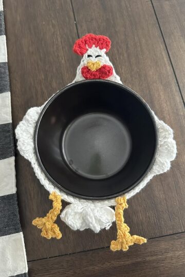 10 Crochet Bowl Holder Free Patterns
