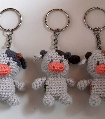 17 Crochet Animal Keychain Free Patterns