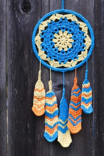 13 Crochet Dream Catchers Free Patterns