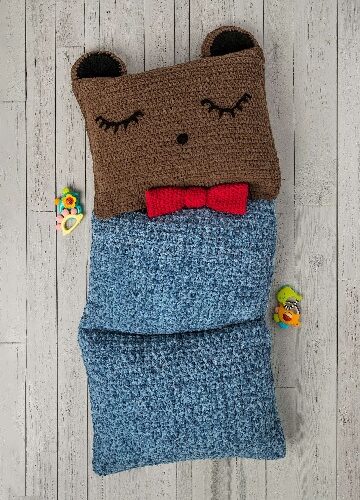 11 Crochet Teddy Pillows Free Patterns