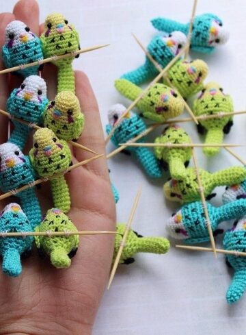 10 Crochet Tiny Birds Free Patterns