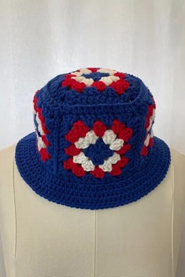 14 Crochet Granny Square Hat Free Patterns