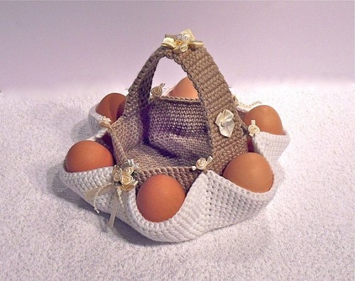 Crochet Egg Hunter Basket