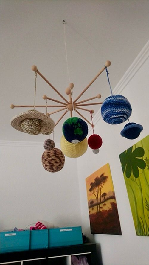 Realistic Solar System Mobile
