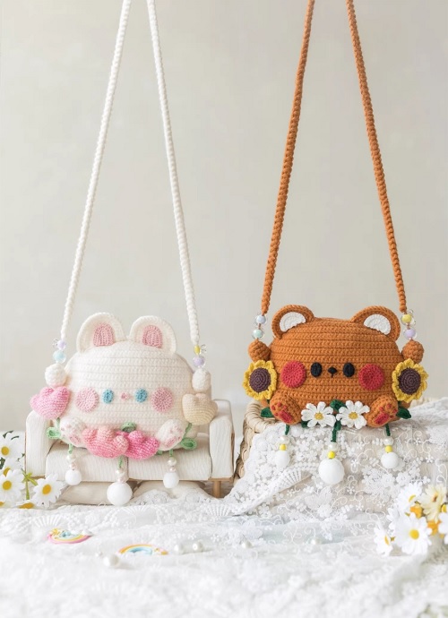 Cute Bear Flower Bag