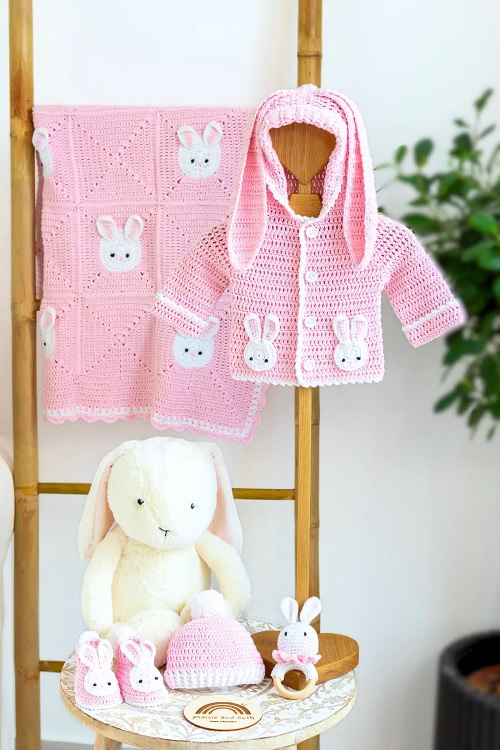 Small Crochet Rabbit 12 Crochet Baby Hoodie Free Patterns