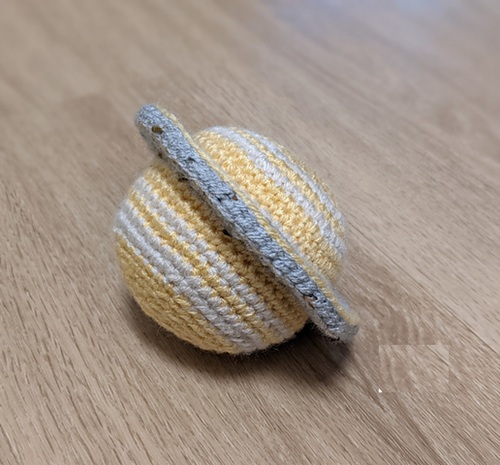 Planet Saturn Crochet Amigurumi