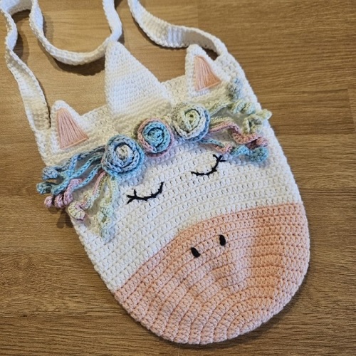 Crochet Unicorn Bag