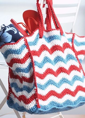 15 Large Crochet Handbags Free Patterns