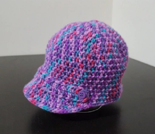 Newsboy Hat Free Crochet Patterns 2
